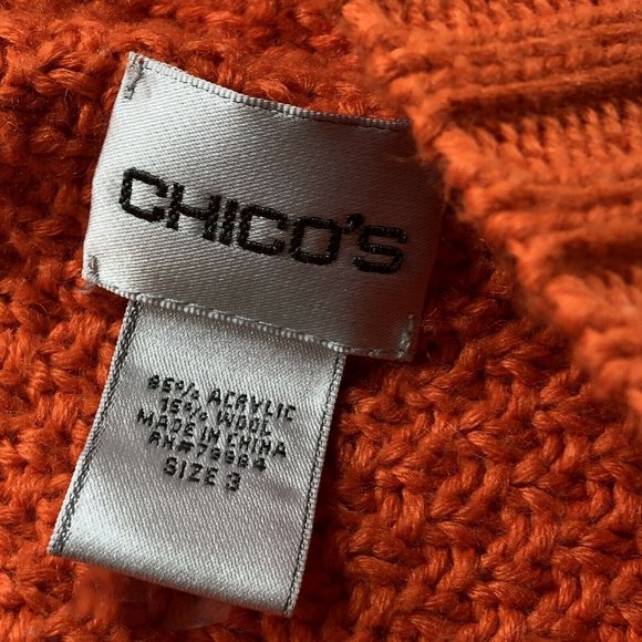 Chicos Womens size 3 Open Front Cardigan Sweater - Picture 5 of 12